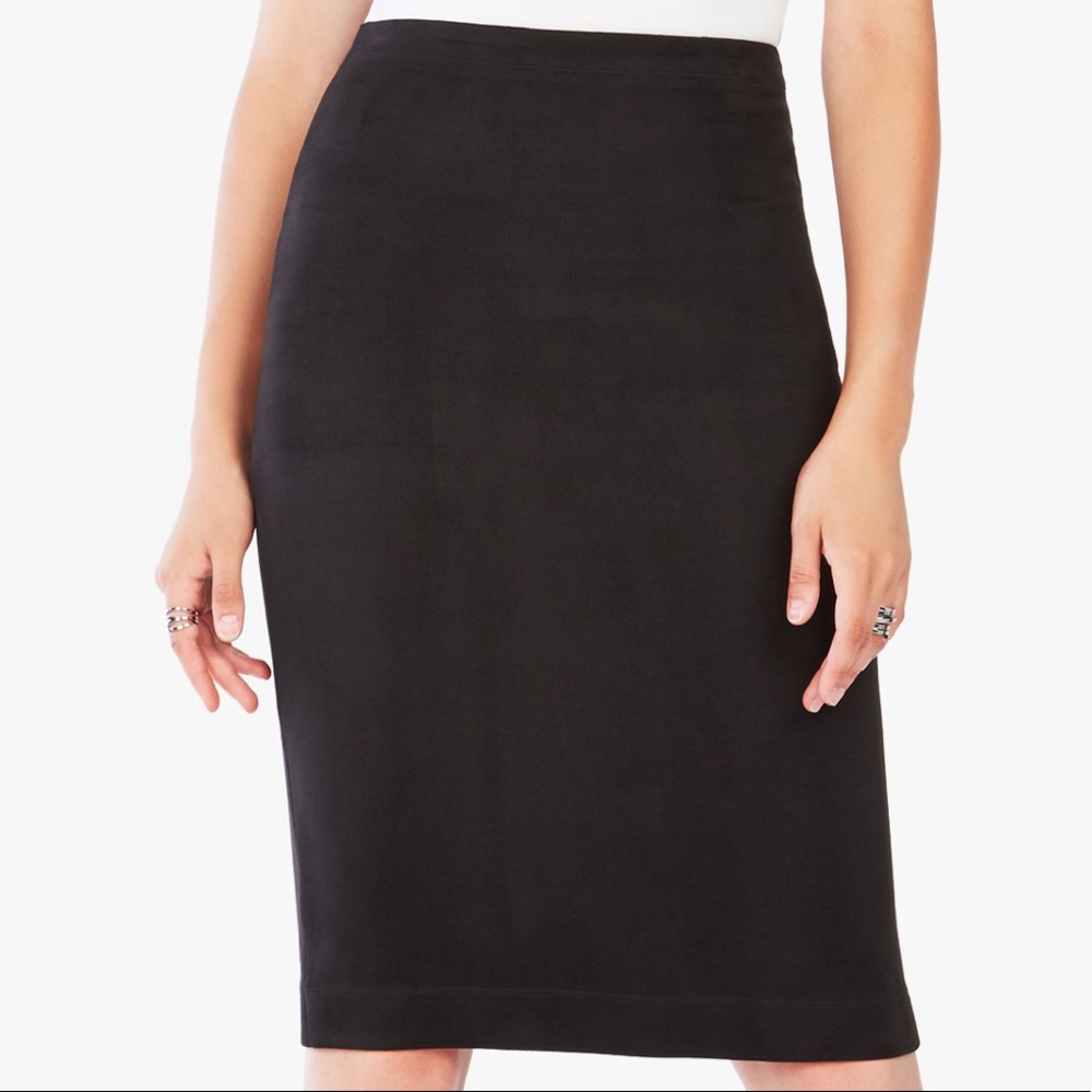 BCBGMAXAZRIA ‘Lyric’ Faux Suede Pencil Skirt